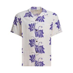 Sun Surf Hibiscus Coral Shirt Tag Size L Men